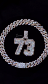 Fully Iced Out Moissanite Pendant