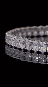 Oval Cut Simulated Diamond Tennis Bracelet