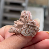 Iced Out Jesus Face Ring