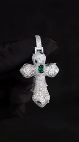 Luxurious Iced Out Cross Pendant