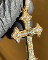 Vintage Style Men's Cross Pendant
