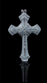 Iced Out Hip Hop Cross Pendant