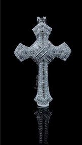 Iced Out Hip Hop Cross Pendant
