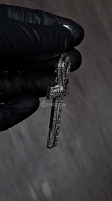 Iced Out Ankh Cross Pendant