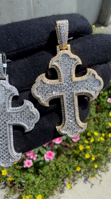 Custom Cross Iced Out Pendant