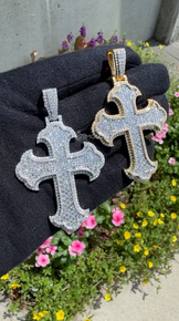 Custom Cross Iced Out Pendant