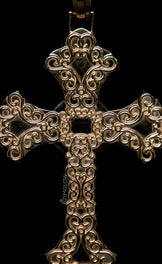 Custom Cross Iced Out Pendant
