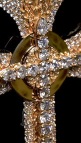 Custom Cross Iced Out Pendant