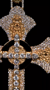 Custom Cross Iced Out Pendant