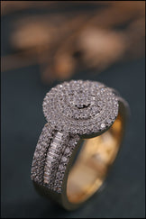 Custom Iced Out Hip Hop Eternity Ring