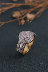 Custom Iced Out Hip Hop Eternity Ring