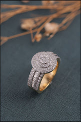 Custom Iced Out Hip Hop Eternity Ring