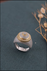 Custom Iced Out Moissanite Ring Men