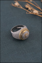 Custom Iced Out Moissanite Ring Men