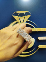 VVS Moissanite Diamond Men's Ring
