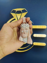 Fully iced out Jesus Pendant