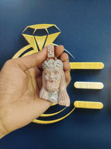 Fully iced out Jesus Pendant