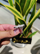 Iced Out Cross Diamond Ring