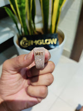 VVS1 Moissanite Custom Letter Ring
