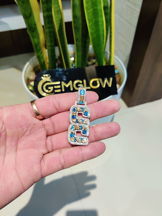 Fully Iced Out Letter Pendant