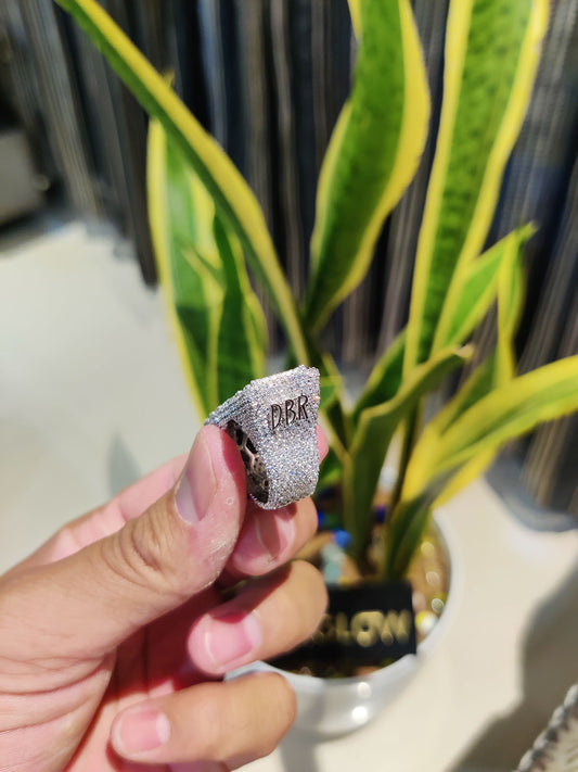 VVS Moissanite Diamond Men's Ring