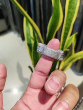 VVS Moissanite Diamond Men's Ring
