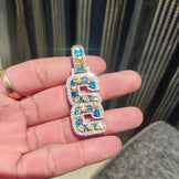 Fully Iced Out Letter Pendant