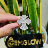 Fully iced out Hip Hop Cross Ring