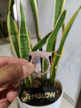 VVS1 Moissanite Customize Letter Ring