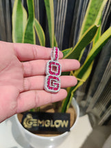 Custom Baguette Moissanite Chain & "OG" Letter Pendant