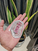 Custom Baguette Moissanite Chain & "OG" Letter Pendant