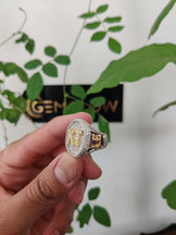 Custom Letter Iced Out Ring
