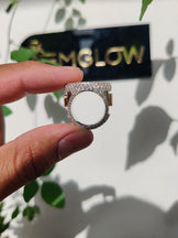 Custom Letter Iced Out Ring