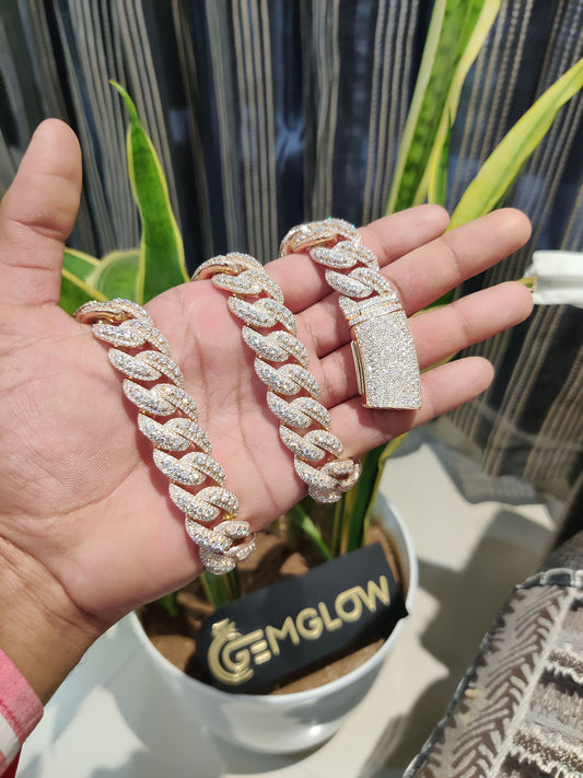 18mm Iced Out Hip Hop Chain