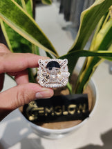 Customized Hip Hop Fully Iced out ring
