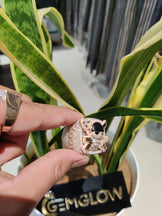 Customized Hip Hop Fully Iced out ring