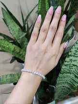 4MM Round Diamond Bracelet for Men or Women