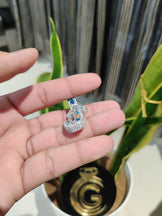 Custom Fully Iced Letter Pendant