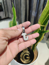 Custom Fully Iced Letter Pendant