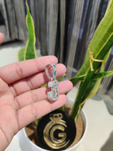 Custom Fully Iced Letter Pendant