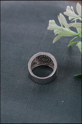 Iced Moissanite Wedding Ring for Men
