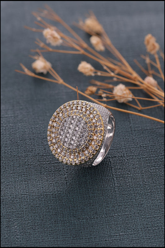 Fully Iced Out Bling Ring for Him