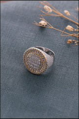 Fully Iced Out Bling Ring for Him