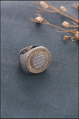 Fully Iced Out Bling Ring for Him