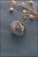 Bold Custom Iced Out Moissanite Ring