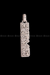 Custom Fully Iced Letter Pendant