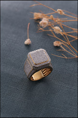 Big Iced Out Hip Hop Ring for Men
