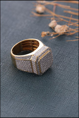 Big Iced Out Hip Hop Ring for Men