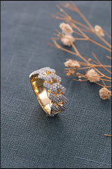 Hip Hop Cuban Link Eternity Band Ring