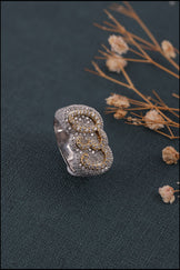 Iced Out CEO Word Ring for Men